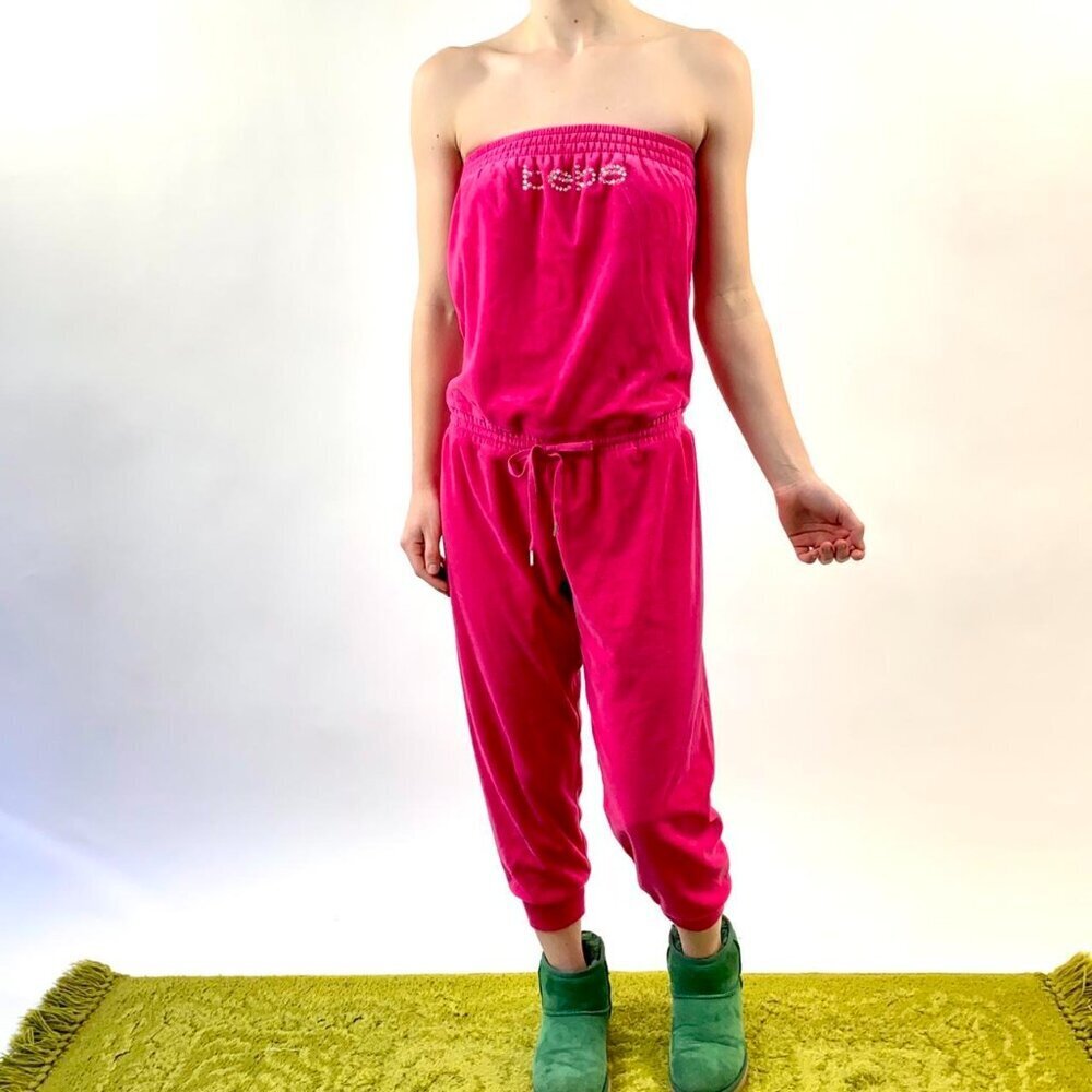 Bebe Hot Pink Velour